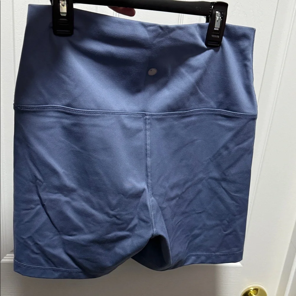Yogalicious LUX 5” Women's Slate Blue Bike Shorts - Picture 4 of 4